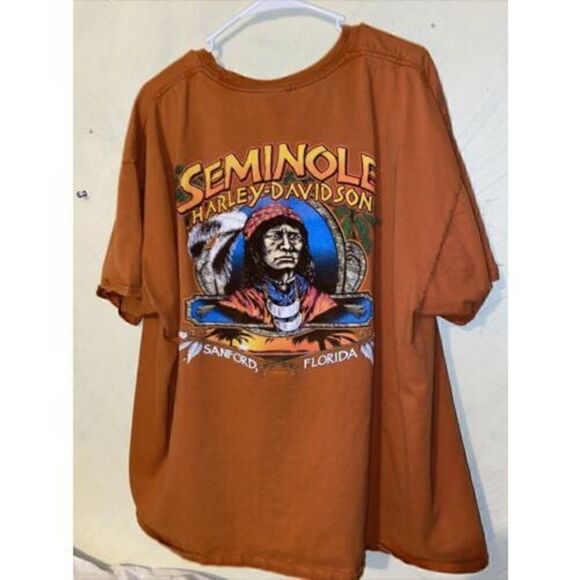 Harley Davidson Men's Size 2XL T Tee Shirt Seminole You wouldn’t understand 2013 - Picture 1 of 7